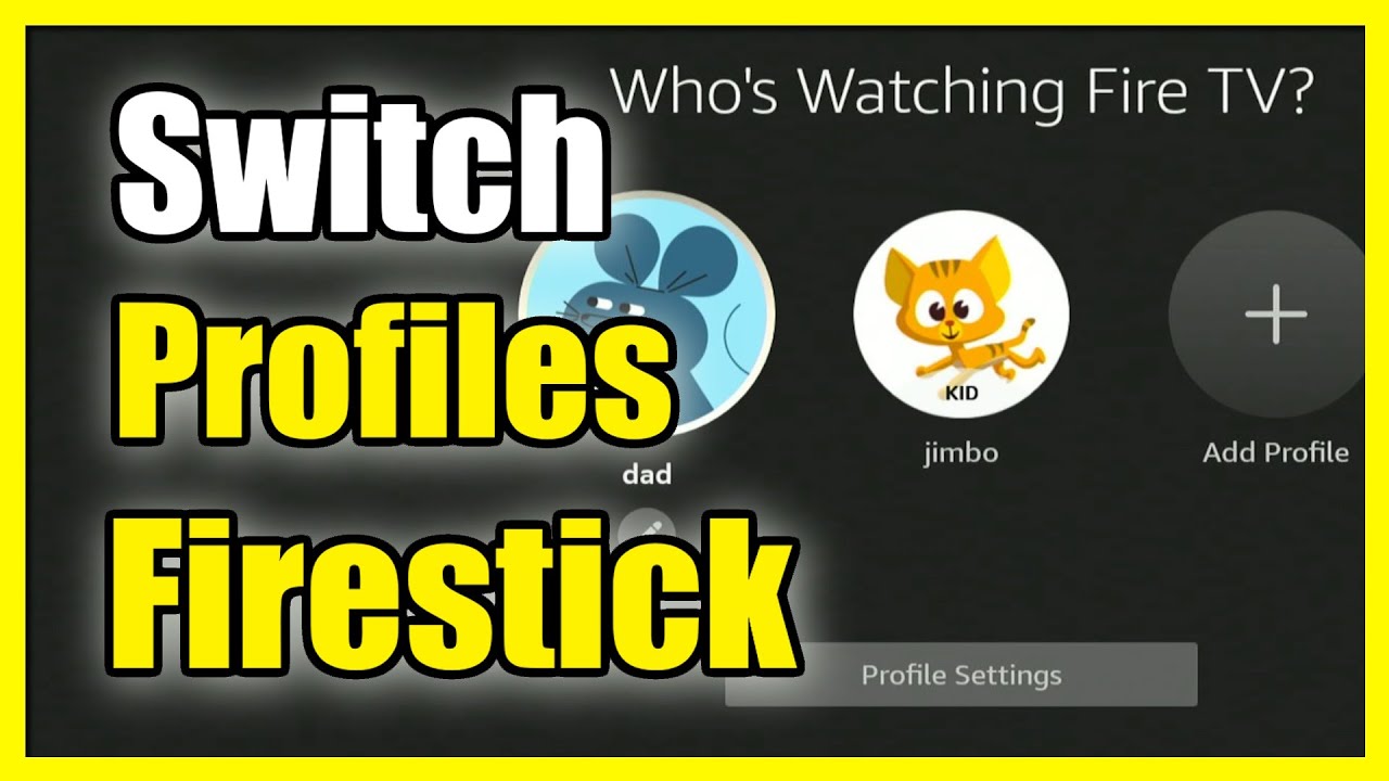 How to Change Profile & Log In on Amazon Fire TV Stick (Easy Method)