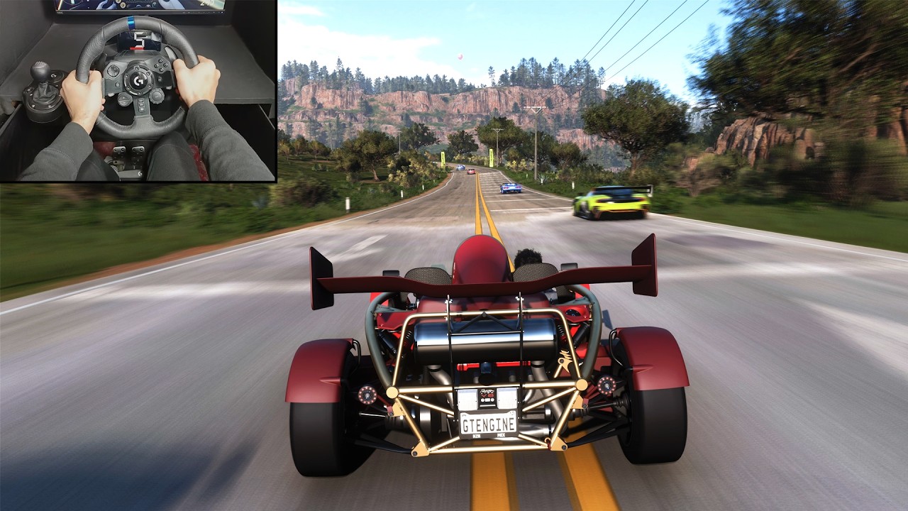 F1 Ariel Atom VS Extreme Track Toys - Forza Horizon 5 | Logitech G923 Steering Wheel