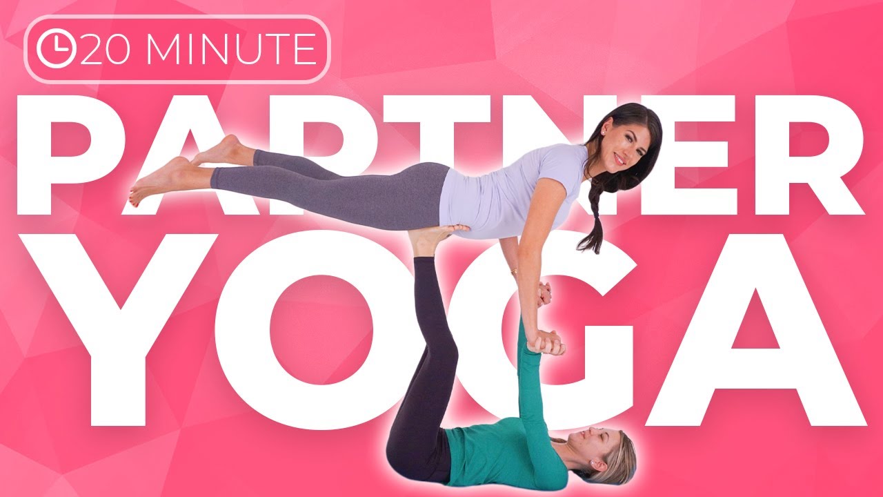20 minute PARTNER YOGA poses for 2 | Acro Yoga Routine for *all levels, ages, & sizes*