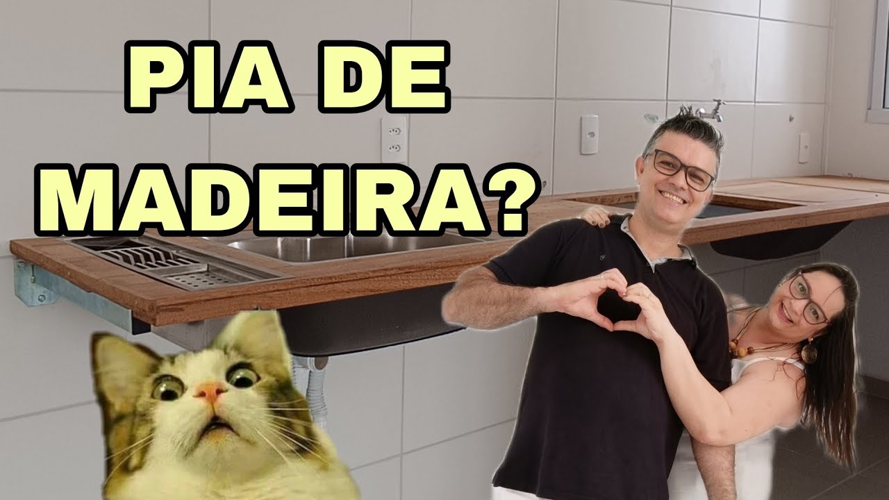 Bancada de madeira pra cozinha do apê, parte 2