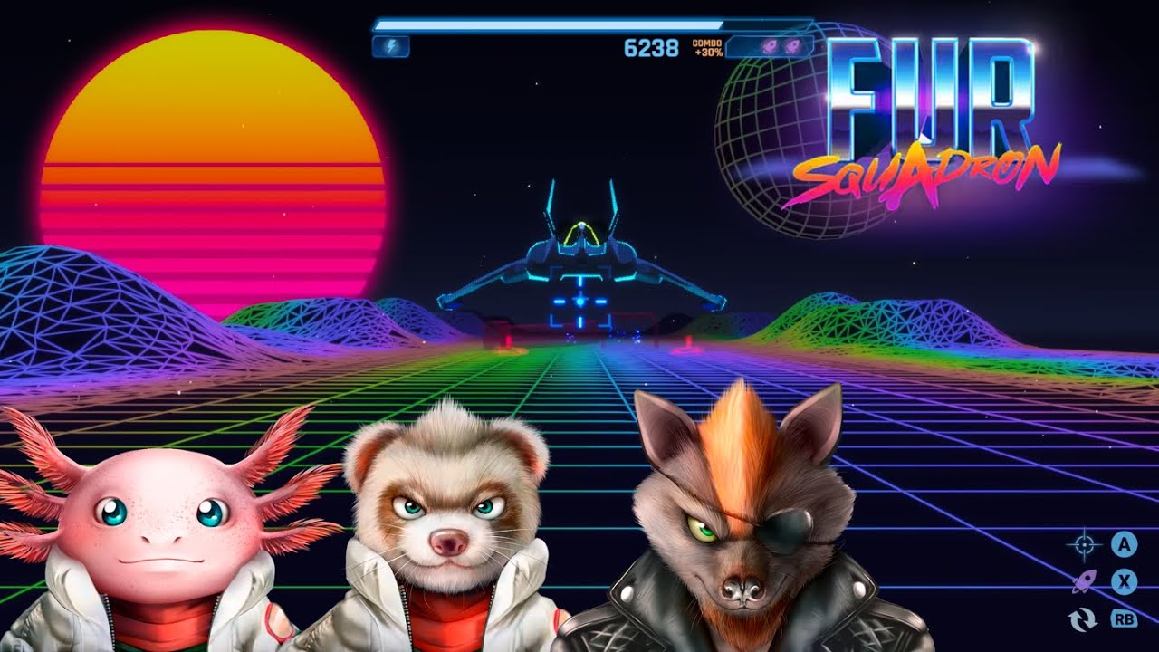 Star Fox, but make it Retrowave | Fur Squadron (Full Game)
