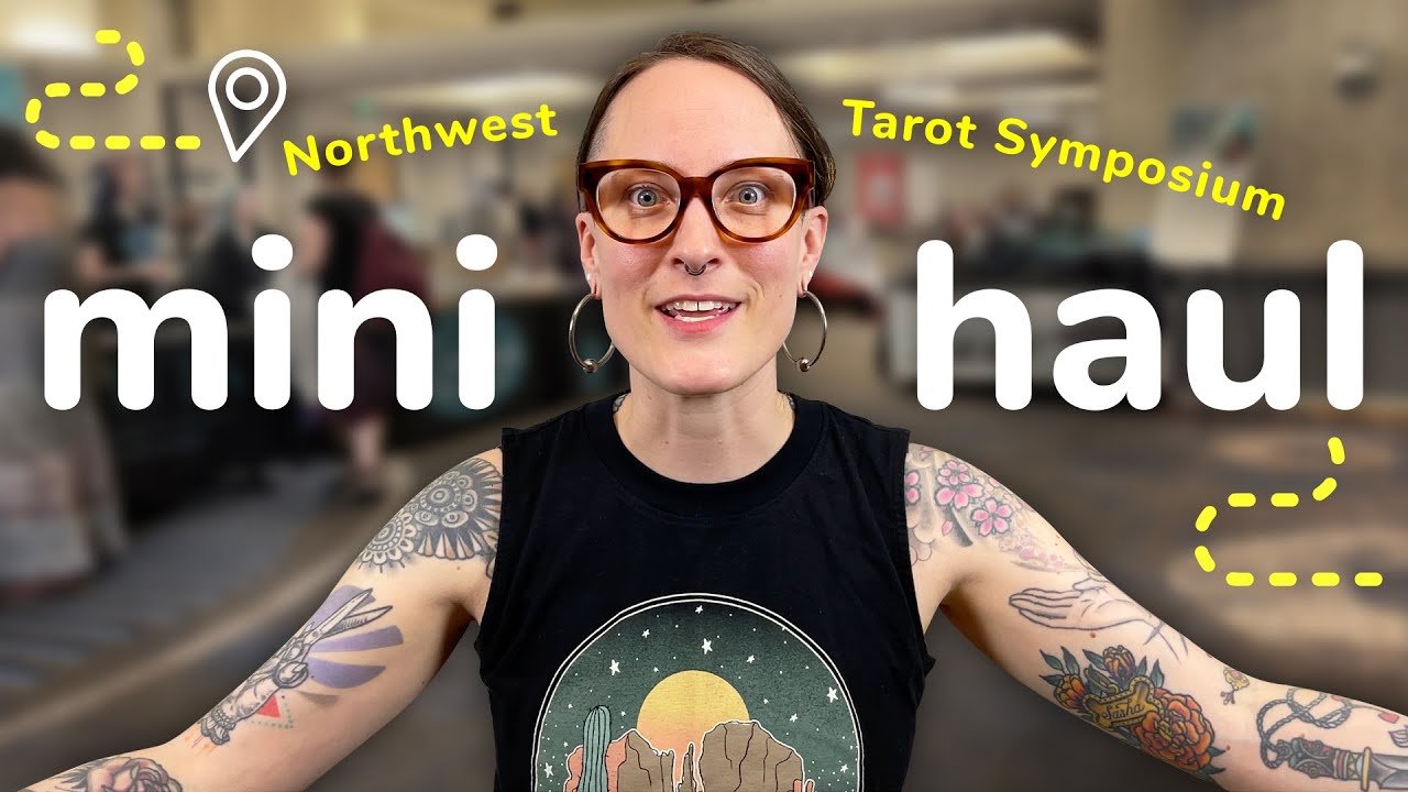 Northwest Tarot Symposium Market Haul & Portland Road Trip Vlog 🛻💨✨