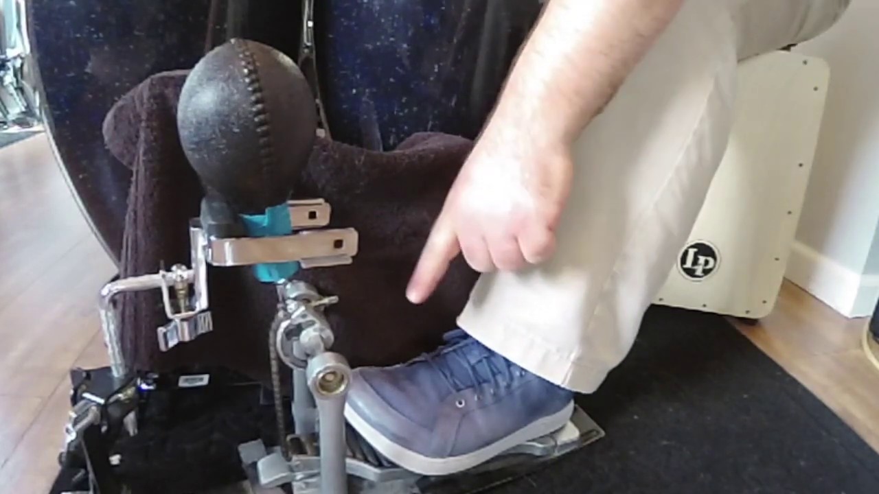 Solo Latin percussion rig demo, part 1: Maraca/cowbell pedal