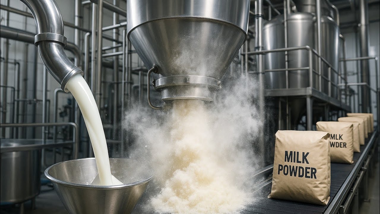 How Milk Powder Is Made From Start to Finish | Inside the Milk Powder Production Process
