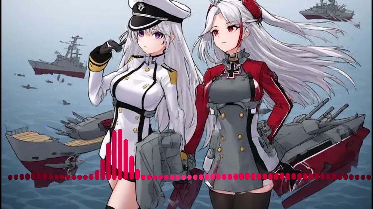 Azur Lane Iron Blood And Eagle Union Prinz Eugen And Enterprise Flank Speed Through the Snow Ai Song