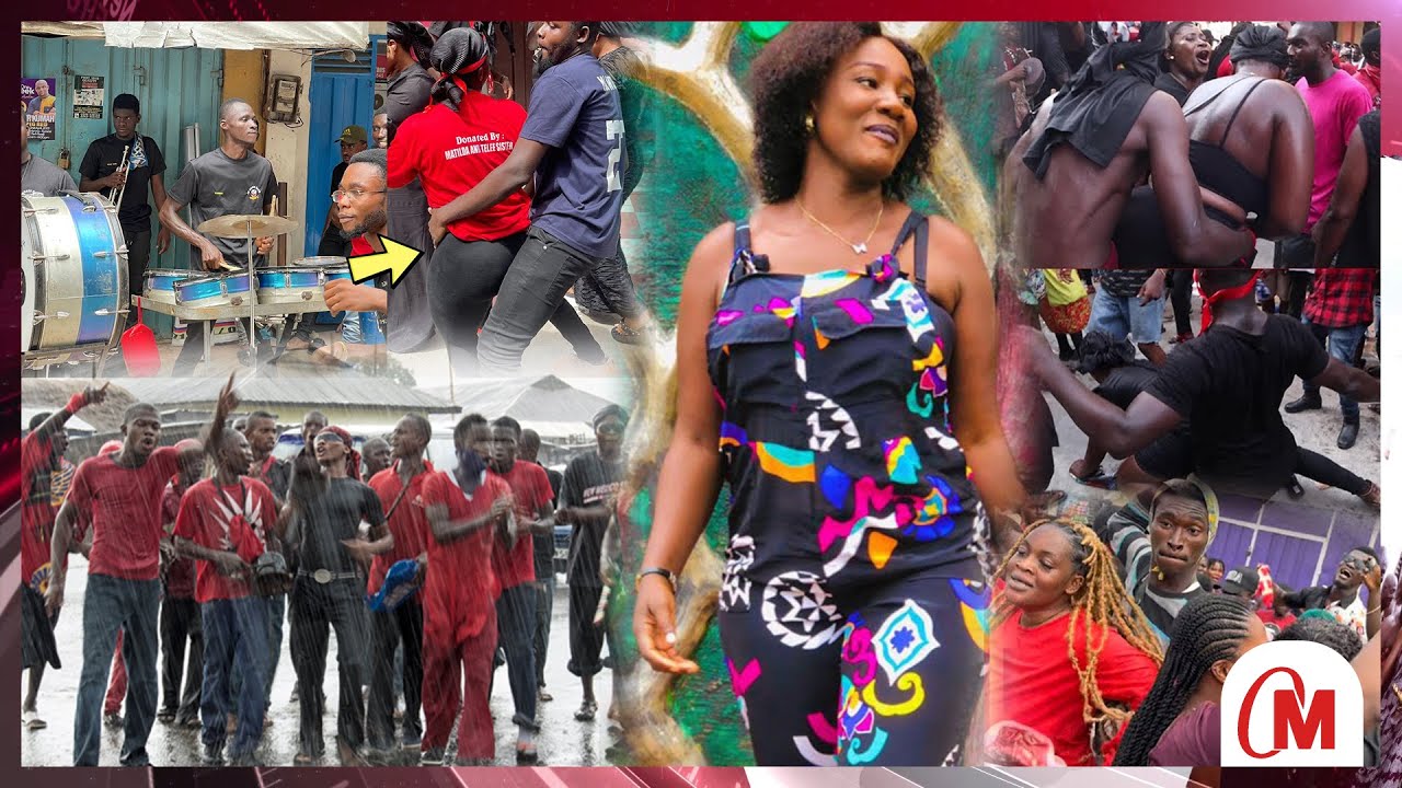 LIVE😭:Despite D@rkness&He@vy Downpour,Maa Adwoa’s Funeral Is Still In Session He@v!ly At Adum