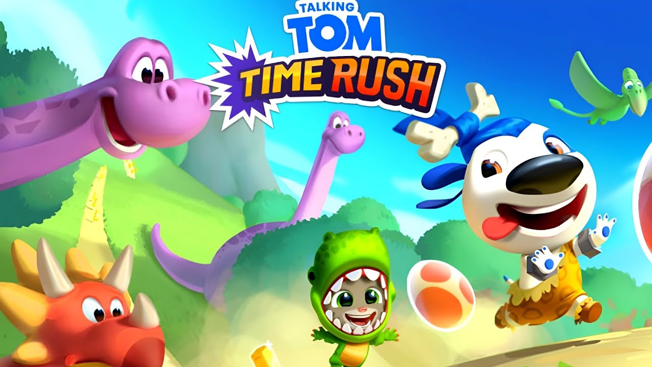 🦕🌳🥰 NEW Talking Tom Time Rush Dino World Level Gameplay Android, ios ¿ Best Funny ?