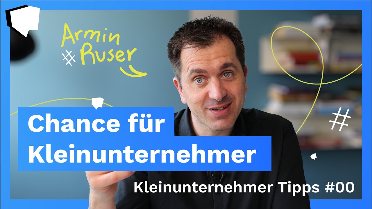 Chance f&uuml;r Kleinunternehmer - Armin Ruser - AHA Factory