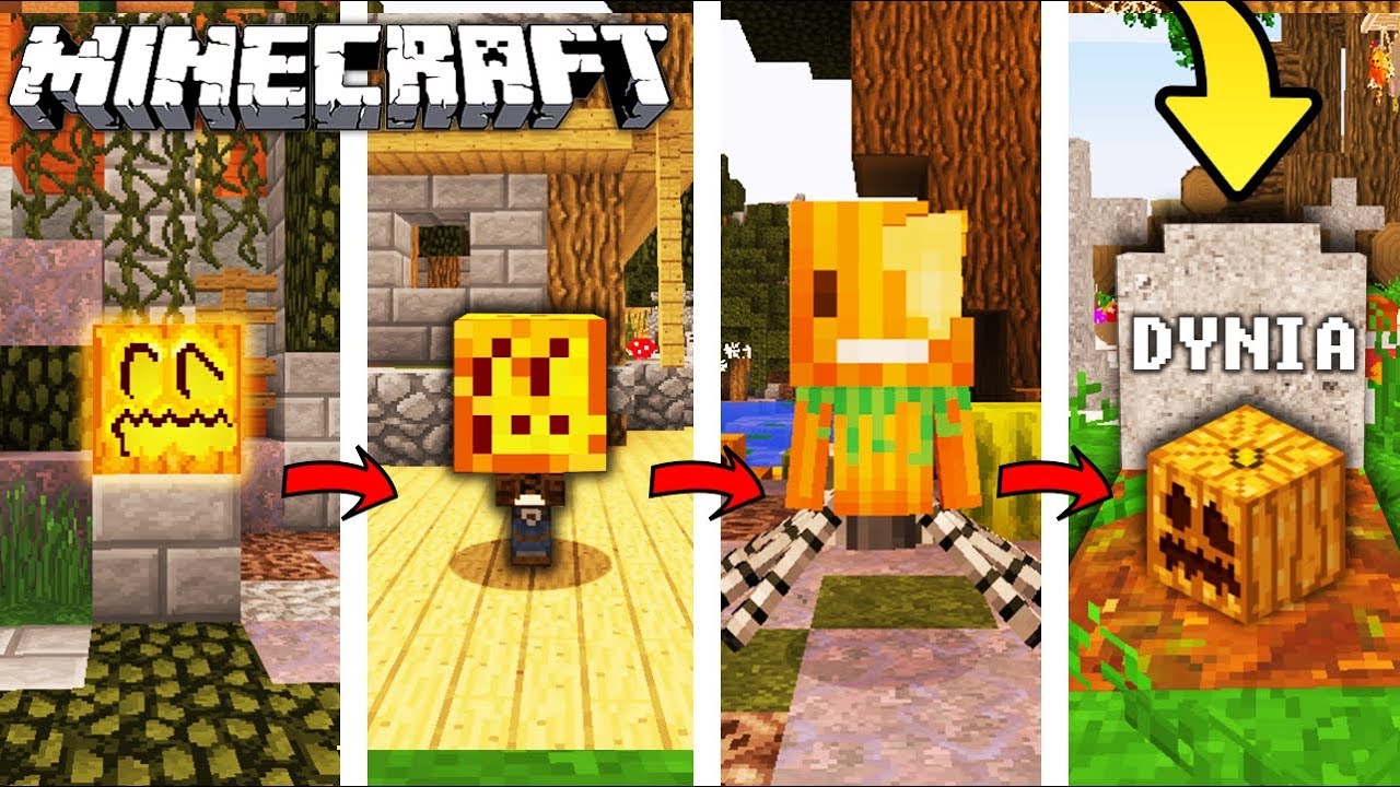 ŻYCIE HALLOWEENOWEJ DYNI W MINECRAFT || OD NARODZIN DO ŚMIERCI