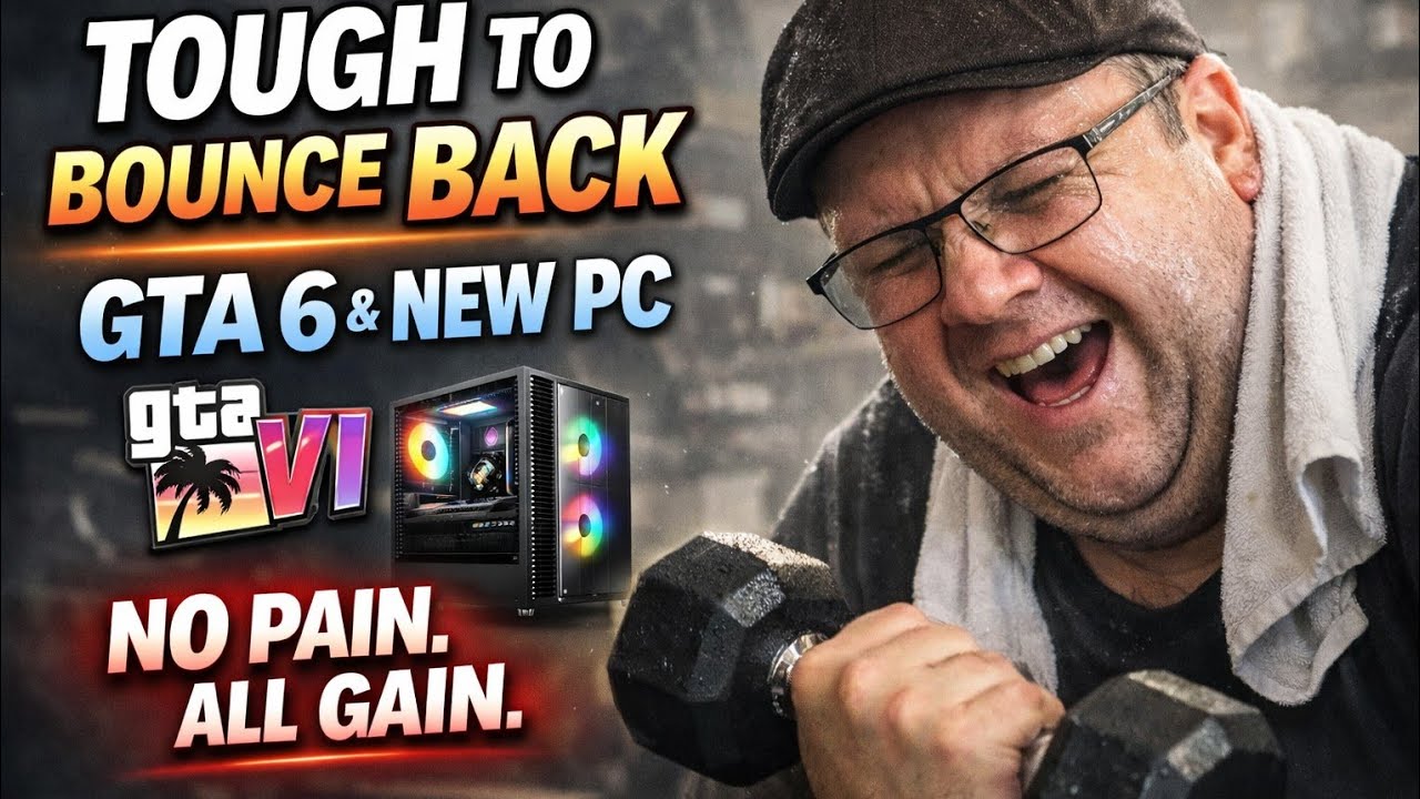 GTA 6 HYPE 🎮🔥 | From Sick to STRONG 💪 Brutal Workout Comeback + New Gaming PC 💻