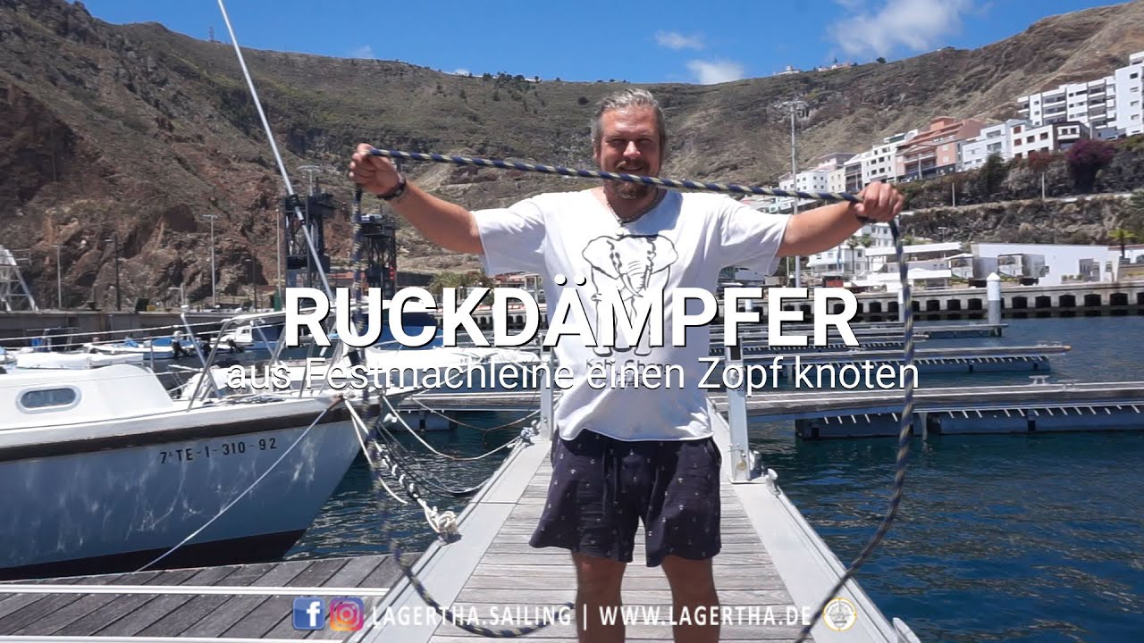 DIY Ruckdämpfer fürs Boot aus Festmacherleine flechten