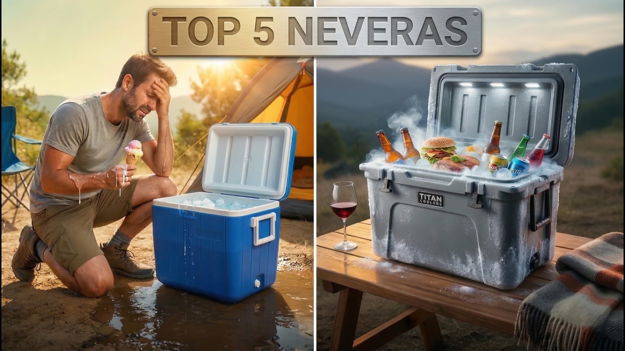 Las 5 MEJORES neveras portátiles que SÍ enfrían | ¿Cuál es mejor para ti? Guía DEFINITIVA. 
