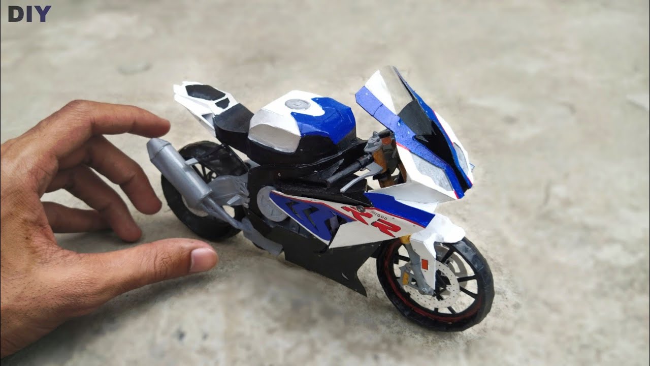 DIY BMW S1000RR | Making bike with paper and cardboard