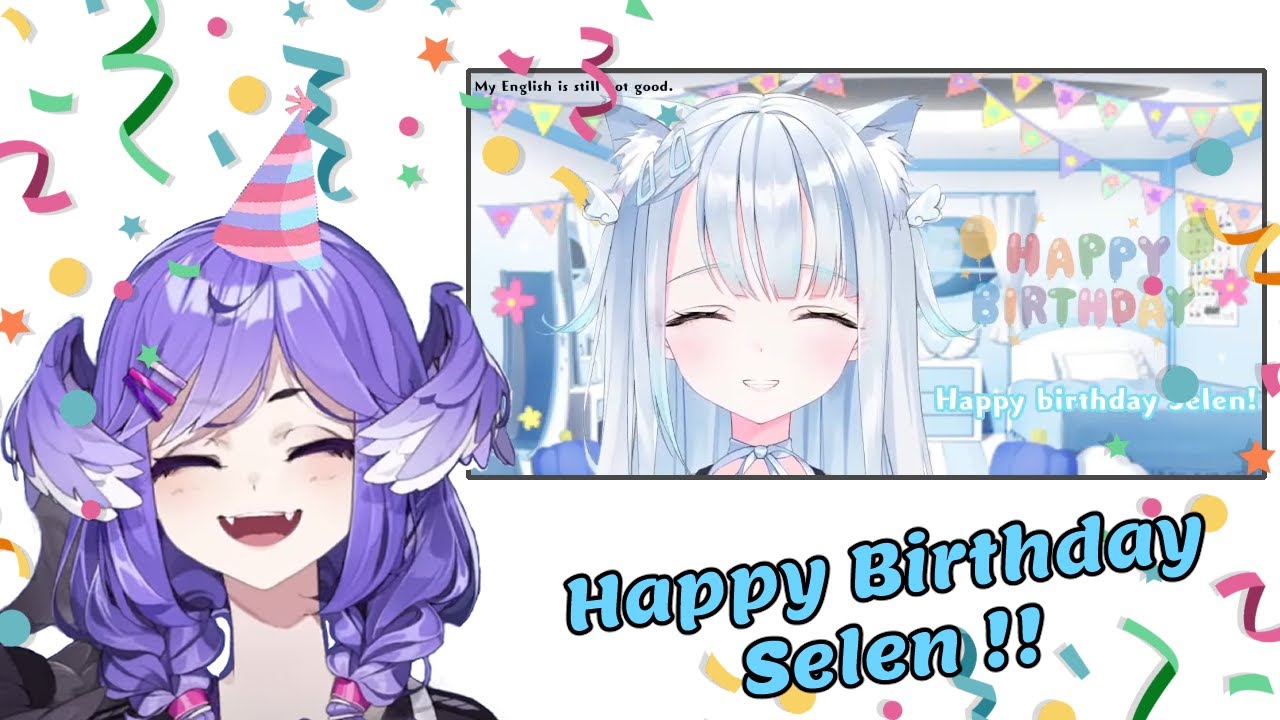 Selen gets a Birthday message from Uto