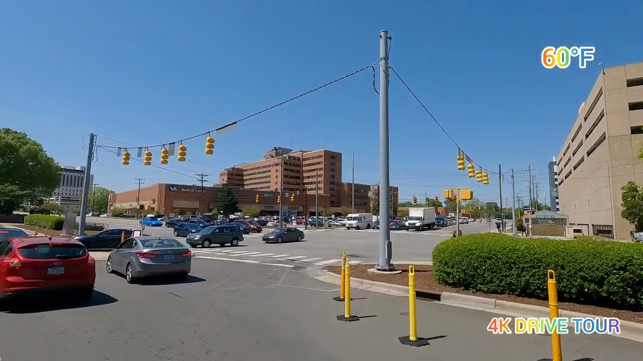 BEAUTIFUL DURHAM NORTH CAROLINA |  FULL DRIVING TOUR | 4K