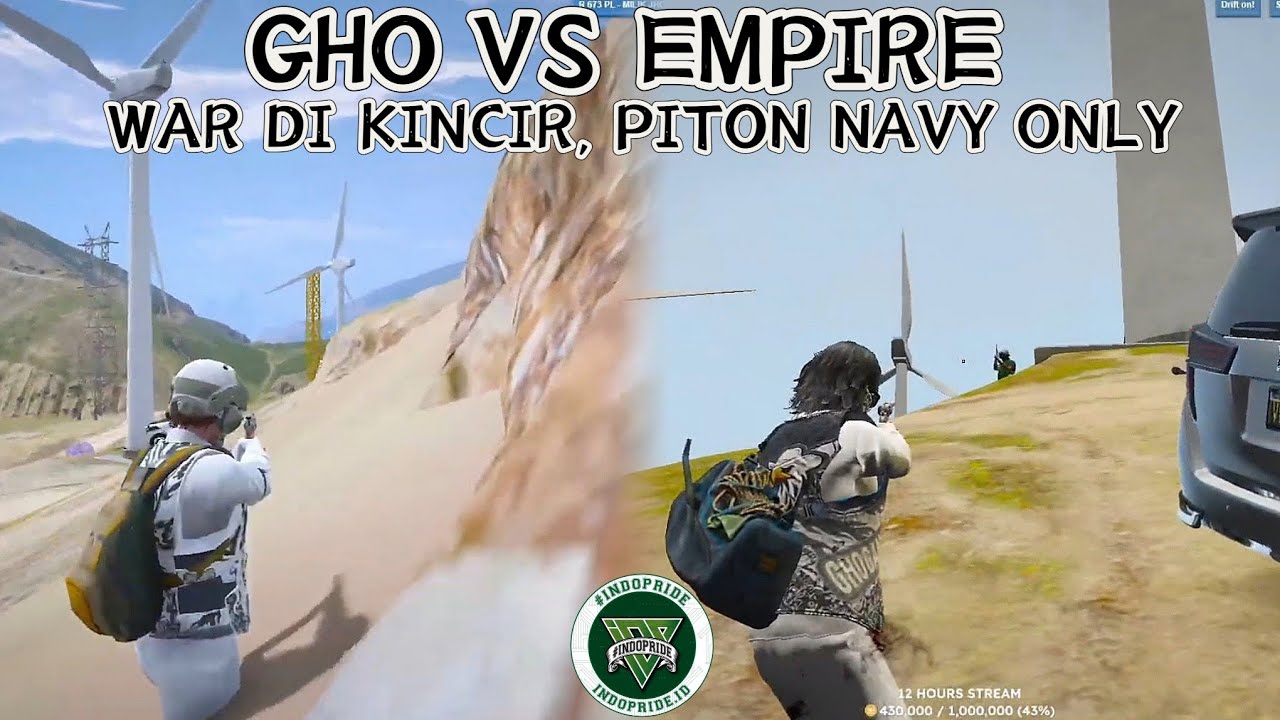 GHO VS EMPIRE| WAR DI KINCIR, PITON NAVY ONLY| #indopriderp #ghogang #empireidp 