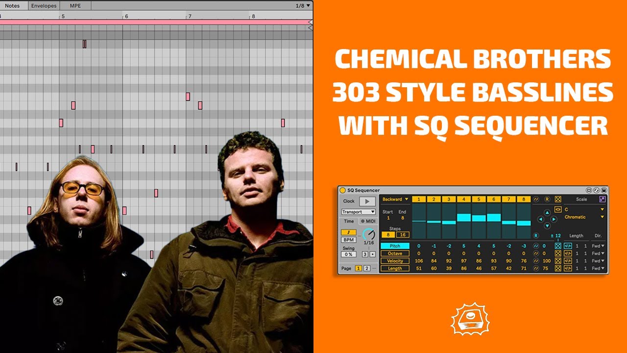 Chemical Brothers 303 Style Basslines with the SQ Sequencer | Side Brain