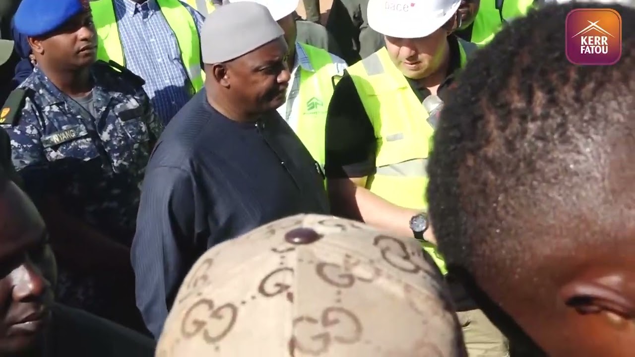 President Barrow Voices Displeasure Over Slow Progress at Faraba Campus Lot 2