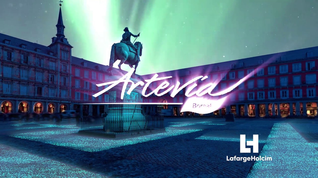 Artevia Boreal, el primer pavimento de hormigón con tecnología fotolumínica