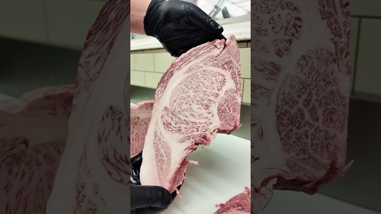 😮 Japanese Wagyu Chuck Eye Steaks #steak