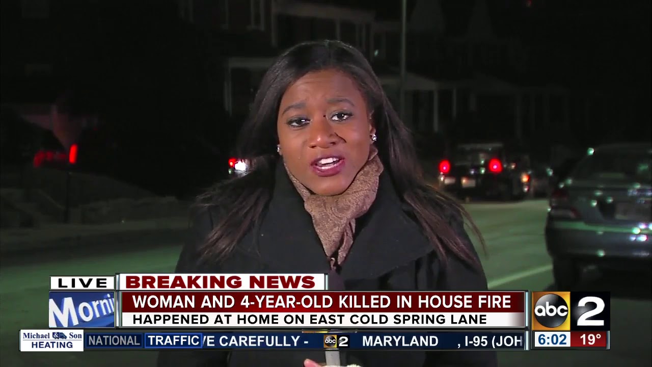 Woman, 4-year-old killed in NE Baltimore house fire