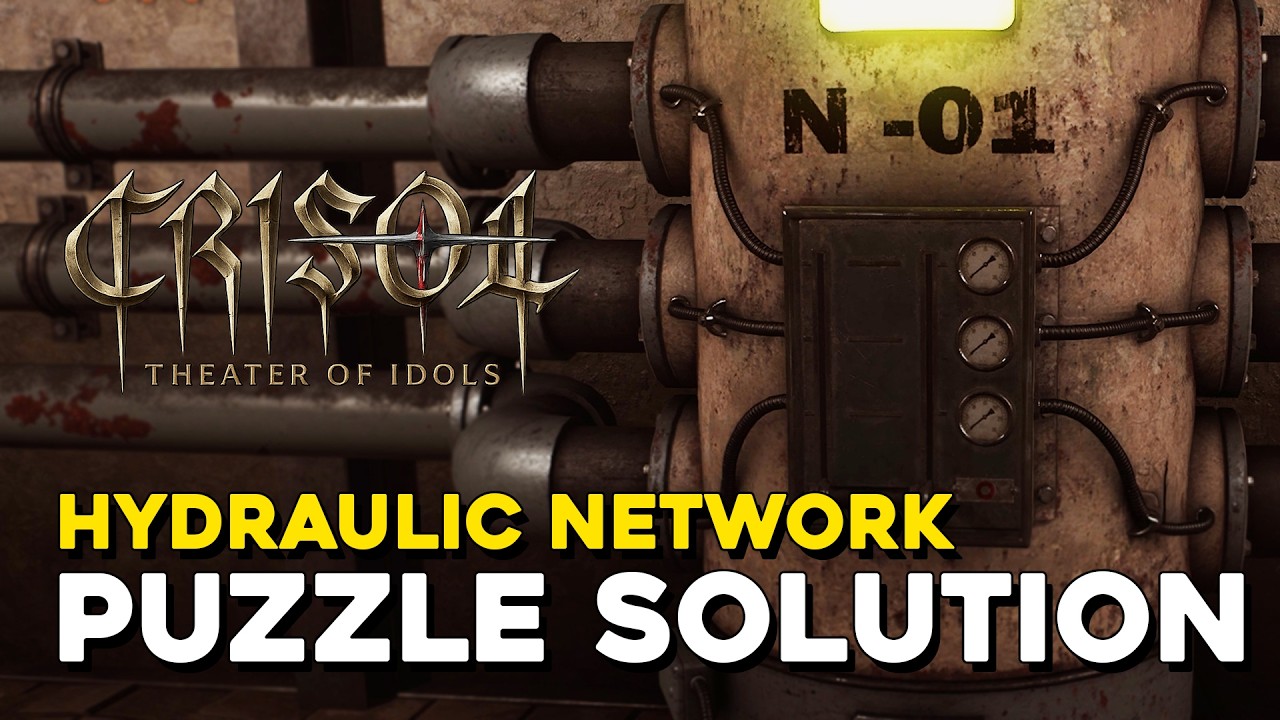 Crisol Central Hydraulic Network Puzzle Solution