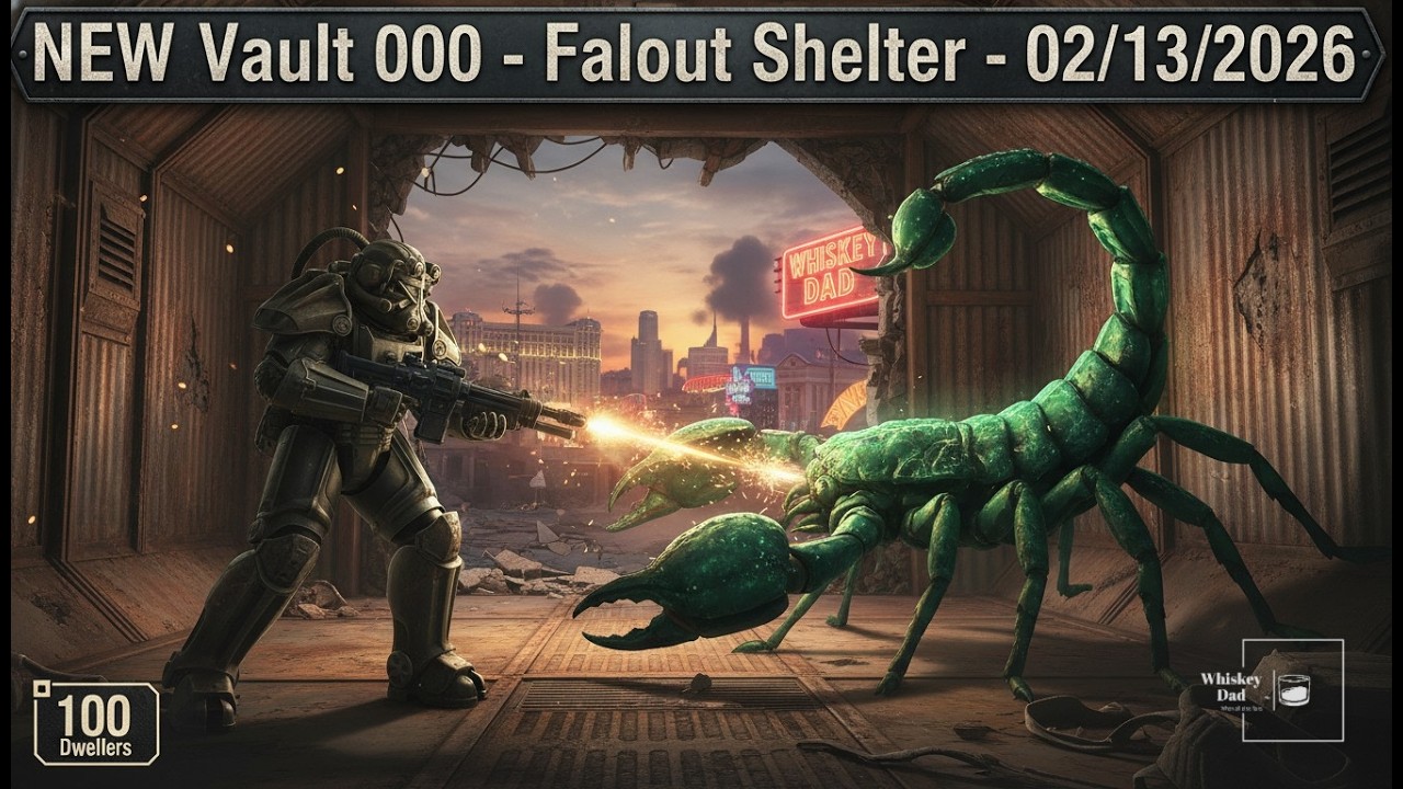 NEW Vault 000 - Fallout Shelter - Shelter Skelter: Surviving Radscorpions - 02/13/2026
