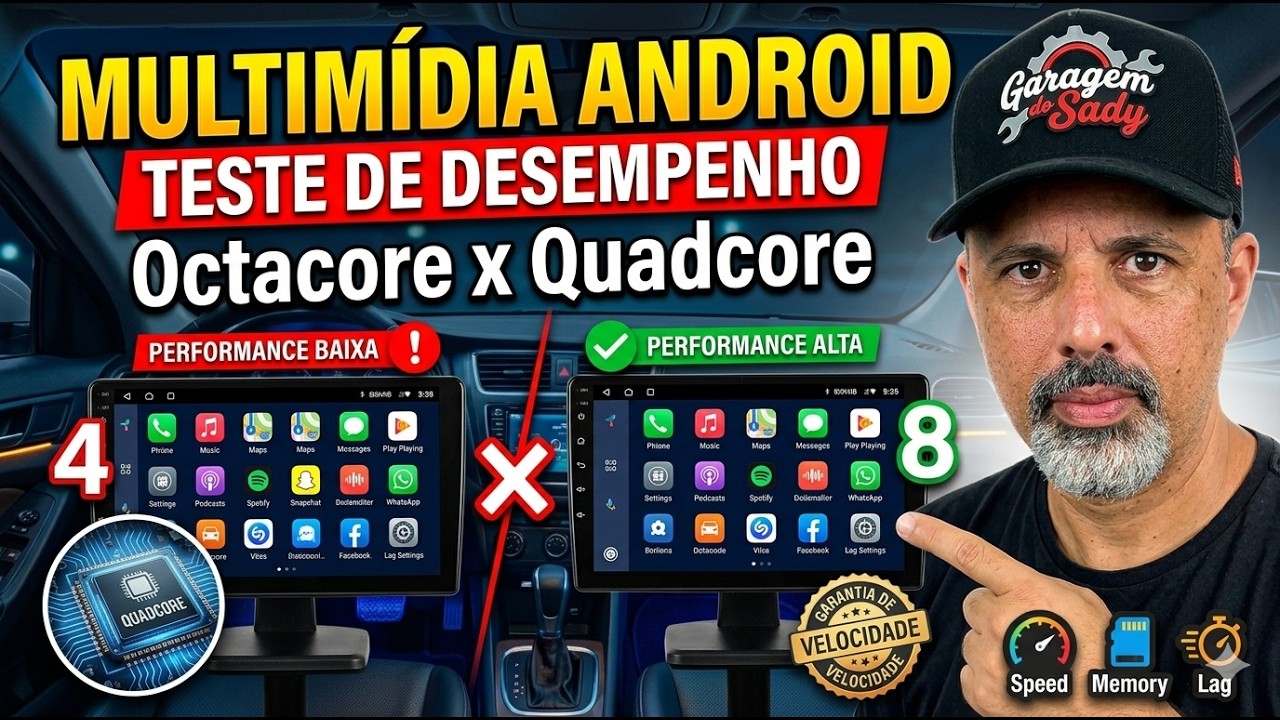 #31 Multimídia Octa-core vale a pena ? Comparativo 4 core x 8 core