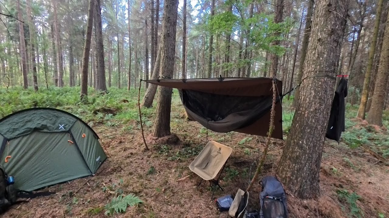 Camping at Langsett Reservoir | Hammock & Tent Setup