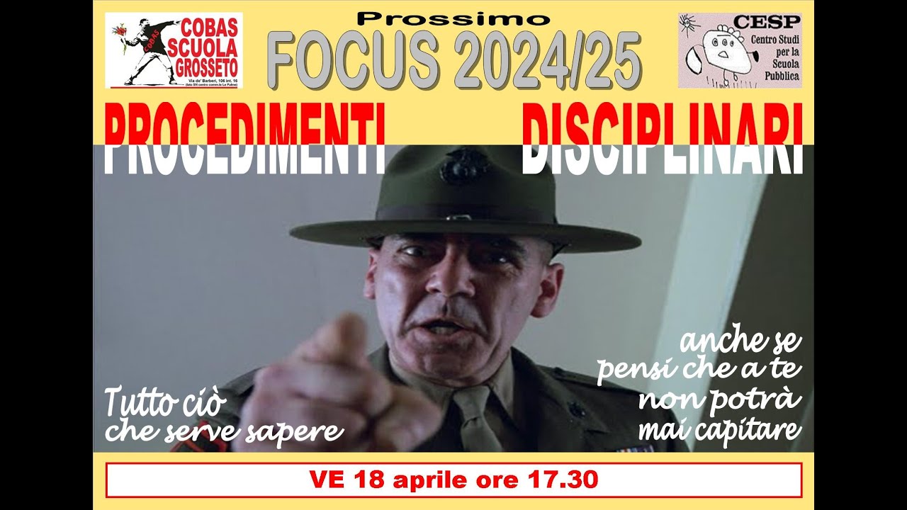 Procedimenti disciplinari