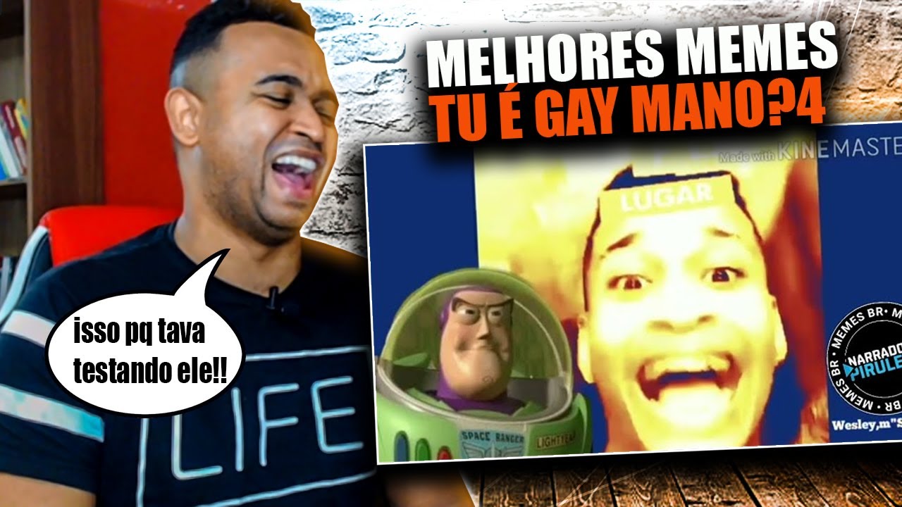MELHORES MEMES TU É GAY MANO? | MEMES BUTTERCUP PARTE 4 #React