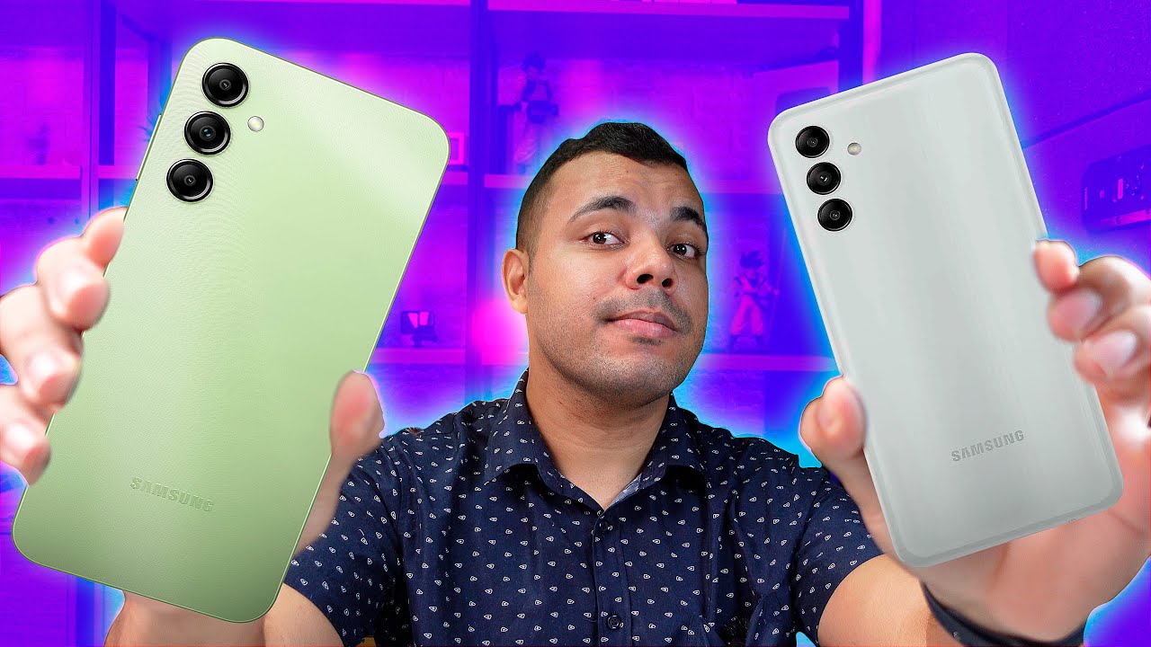 GALAXY A04S VS GALAXY A14 5G - TEM MUITA DIFERENÇA ? #COMPARATIVO