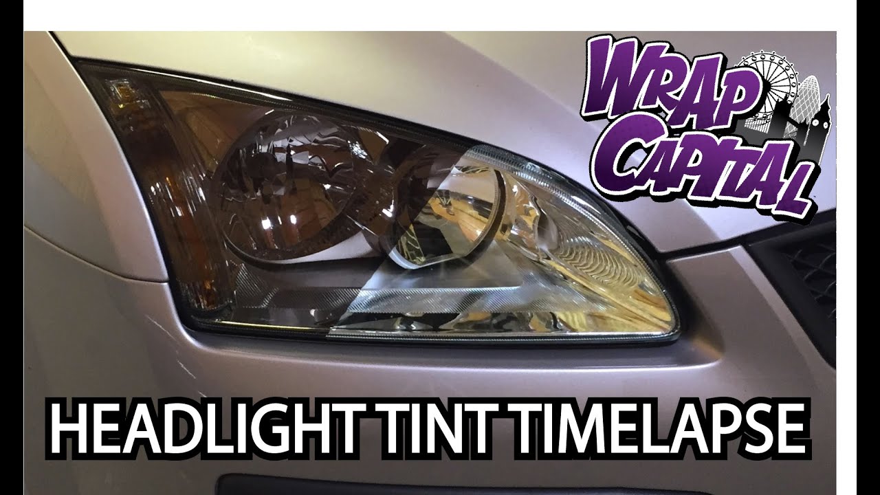 Headlight tint - TIMELAPSE - light smoke