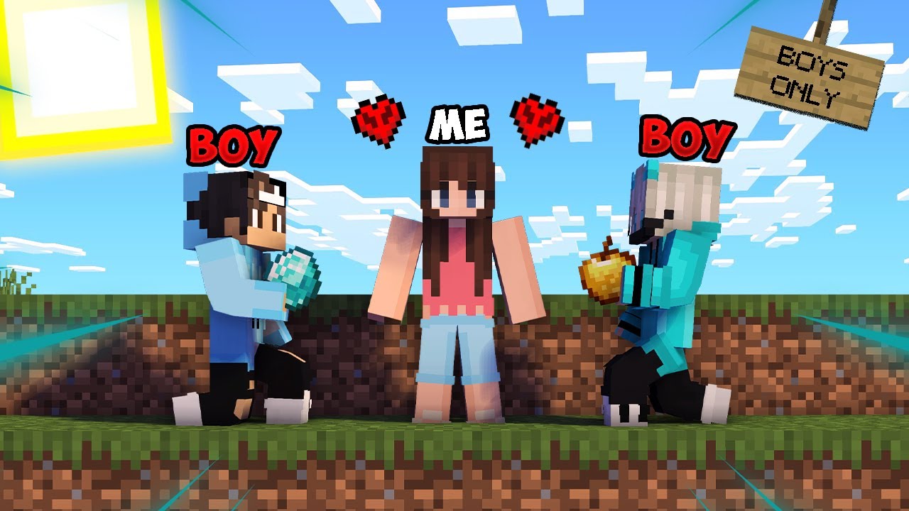 I Secretly Joined BOYS ONLY Server as GIRL in Minecraft !