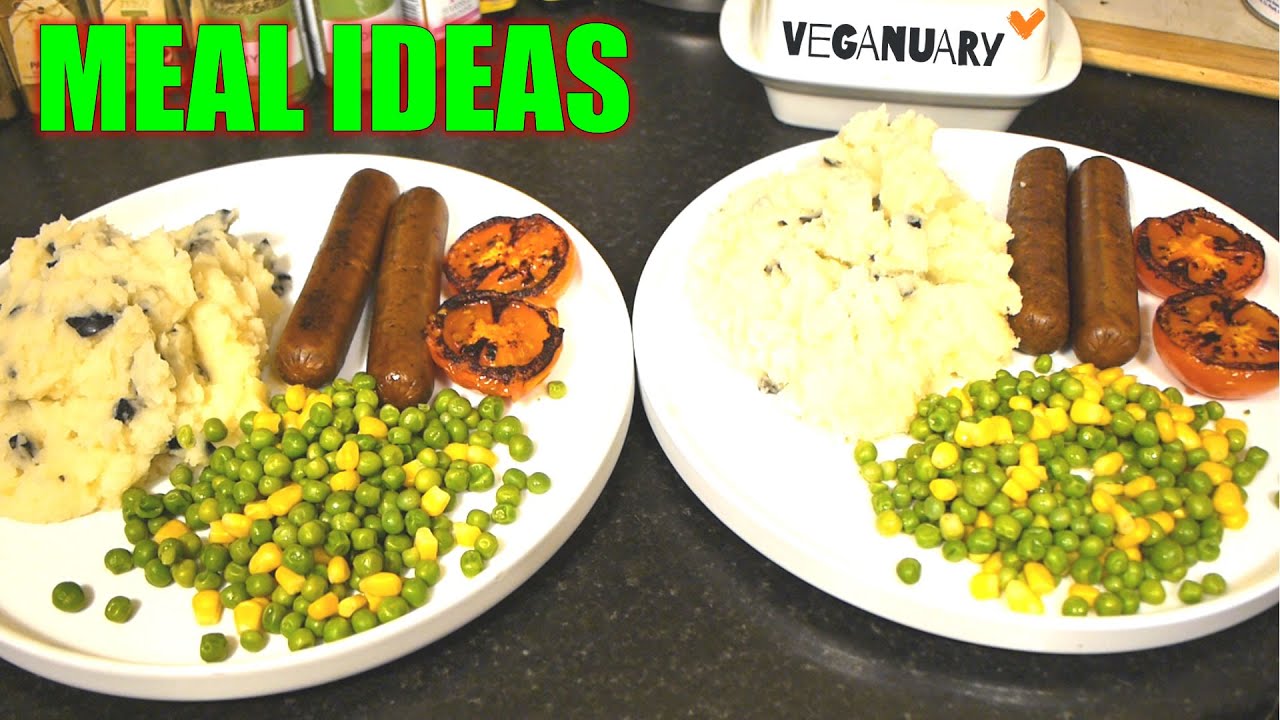 VEGANUARY 2020 | Meal Ideas | Tofurky Sausages & Black Olive Mash