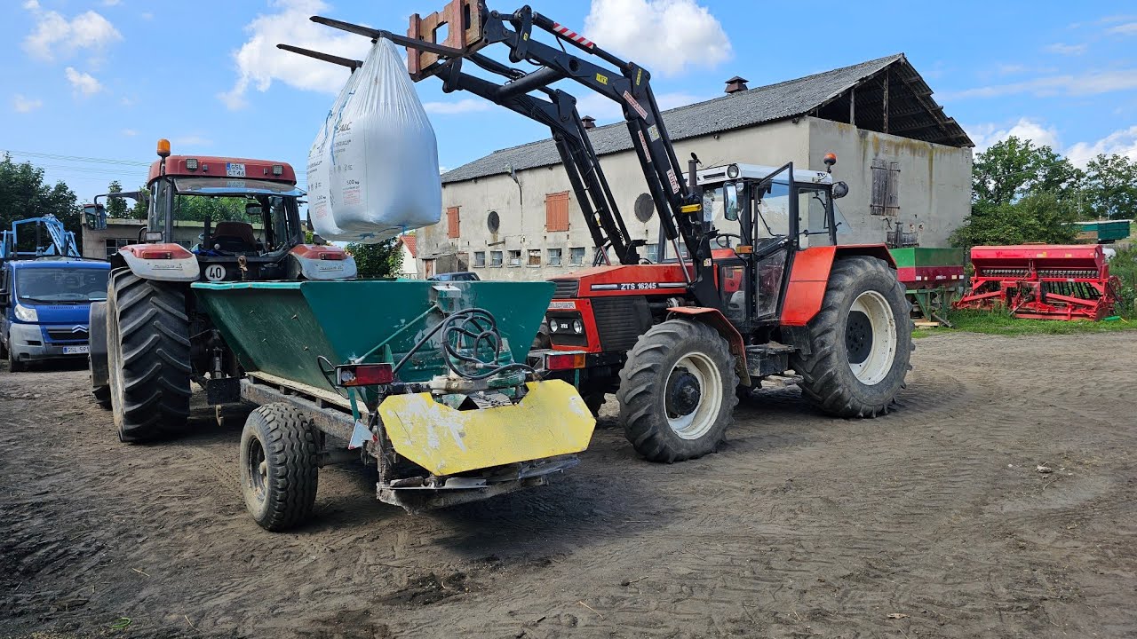 ZTS 16245 & CASE MX135  |Wapnowanie|