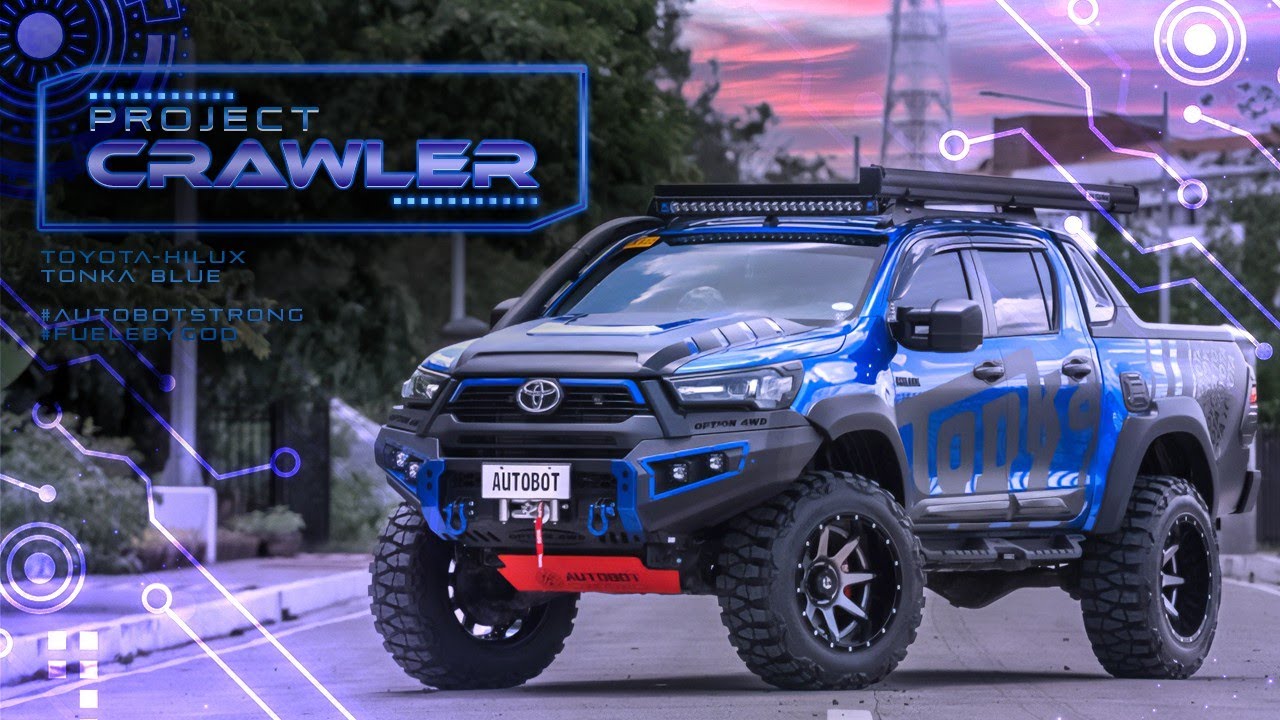 OUR ALL NEW BLUE TONKA DNA BUILD - PROJECT CRAWLER || TOYOTA HILUX 2022
