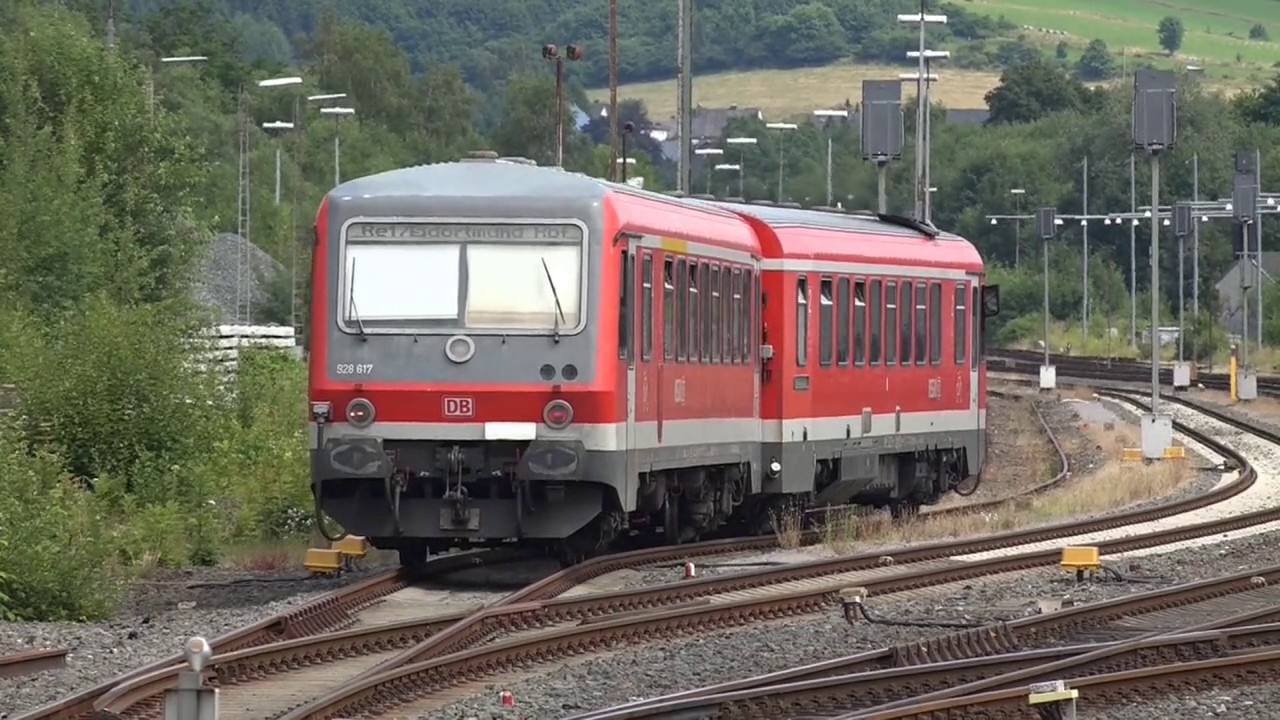 Abschied BR 628 auf dem RE 17 
