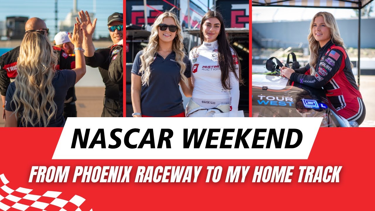 Выходные NASCAR! От гоночной трассы Phoenix Raceway до моей домашней трассы.