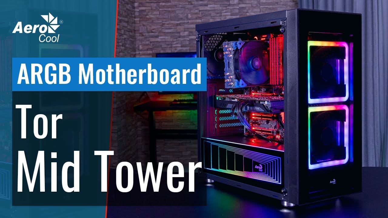 Корпус AeroCool Tor Mid Tower - Подключение хаба управления к вашей адресуемой RGB материнской плате