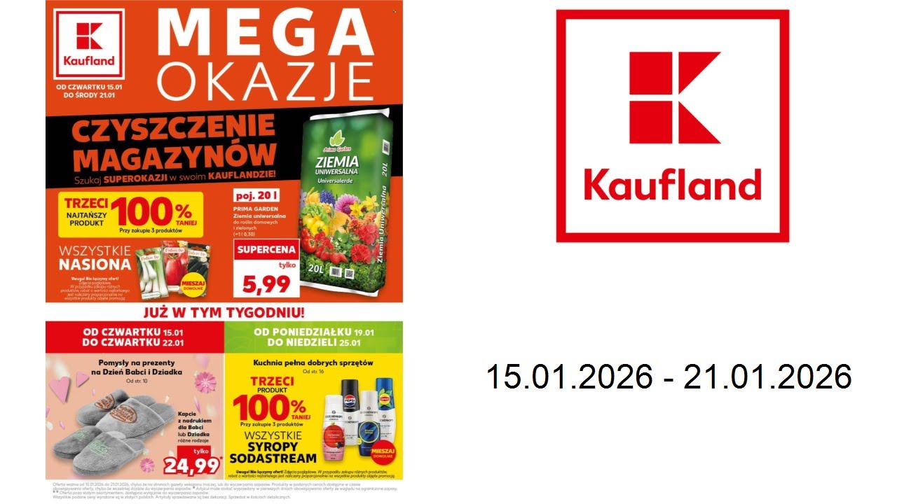Gazetka Kaufland - Mega okazje - 15.01.2026 - 21.01.2026