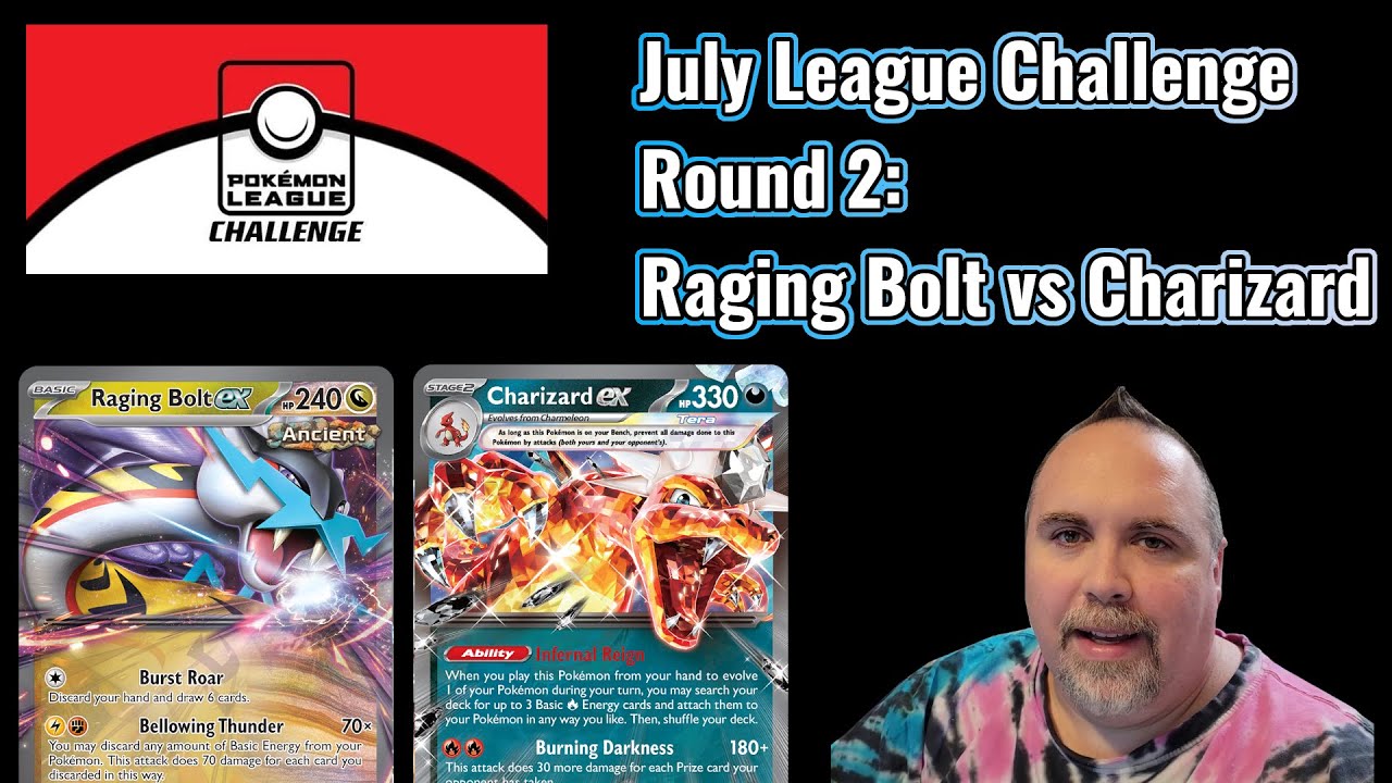 Raging Bolt vs Charizard - Pokemon TCG July Challenge R2