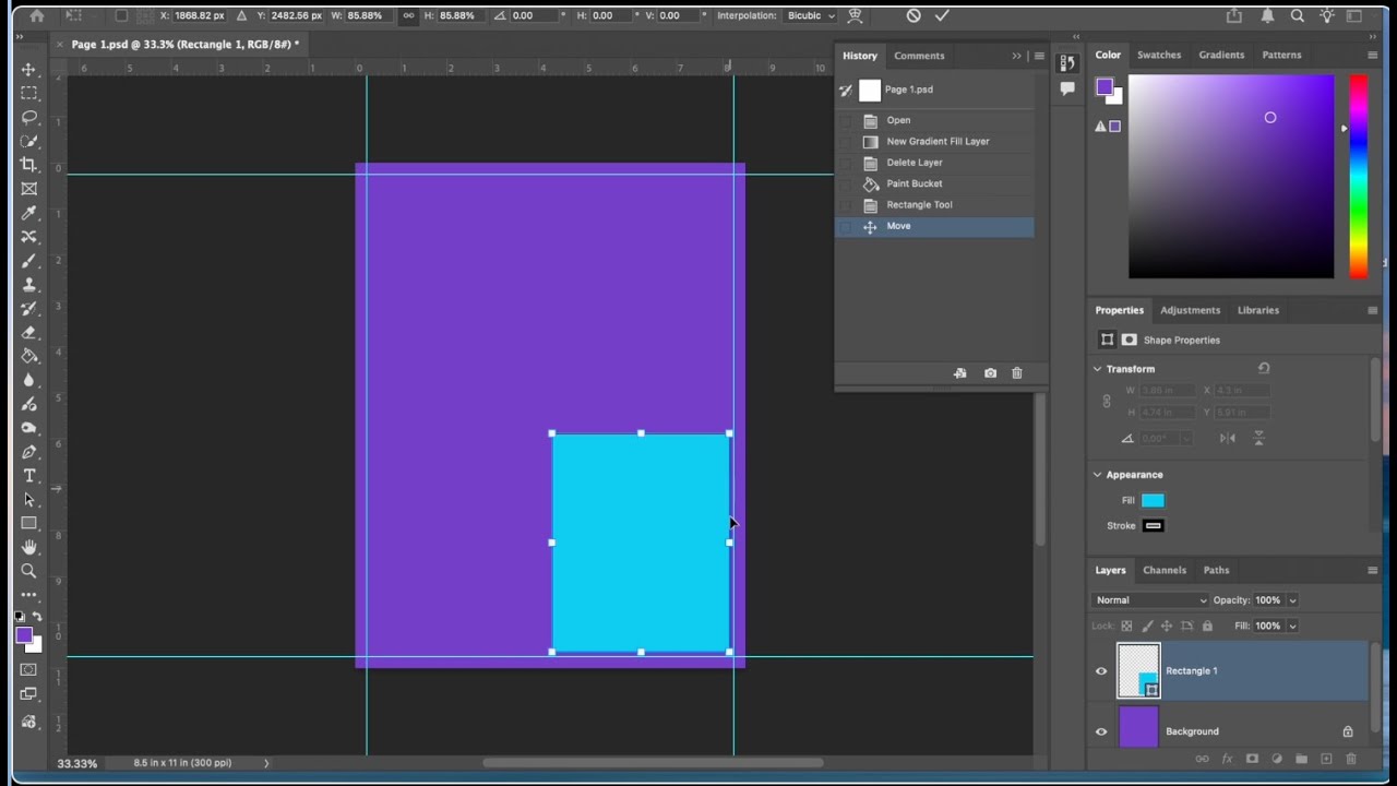 Adding a Shape or Line