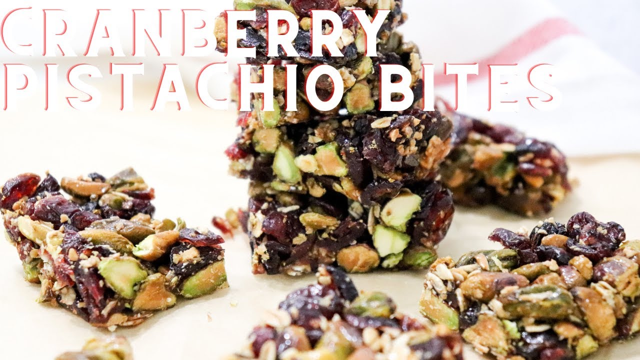 Cranberry Pistachio Bites | Healthy Snacks | Anitas Delights