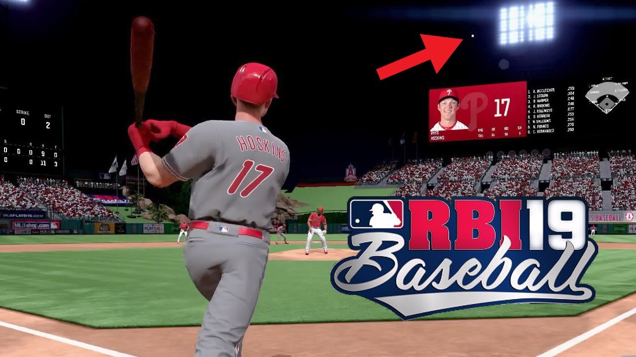 This Baseball Got Destroyed! Bryce Harper vs Mike Trout! - RBI Baseball 19