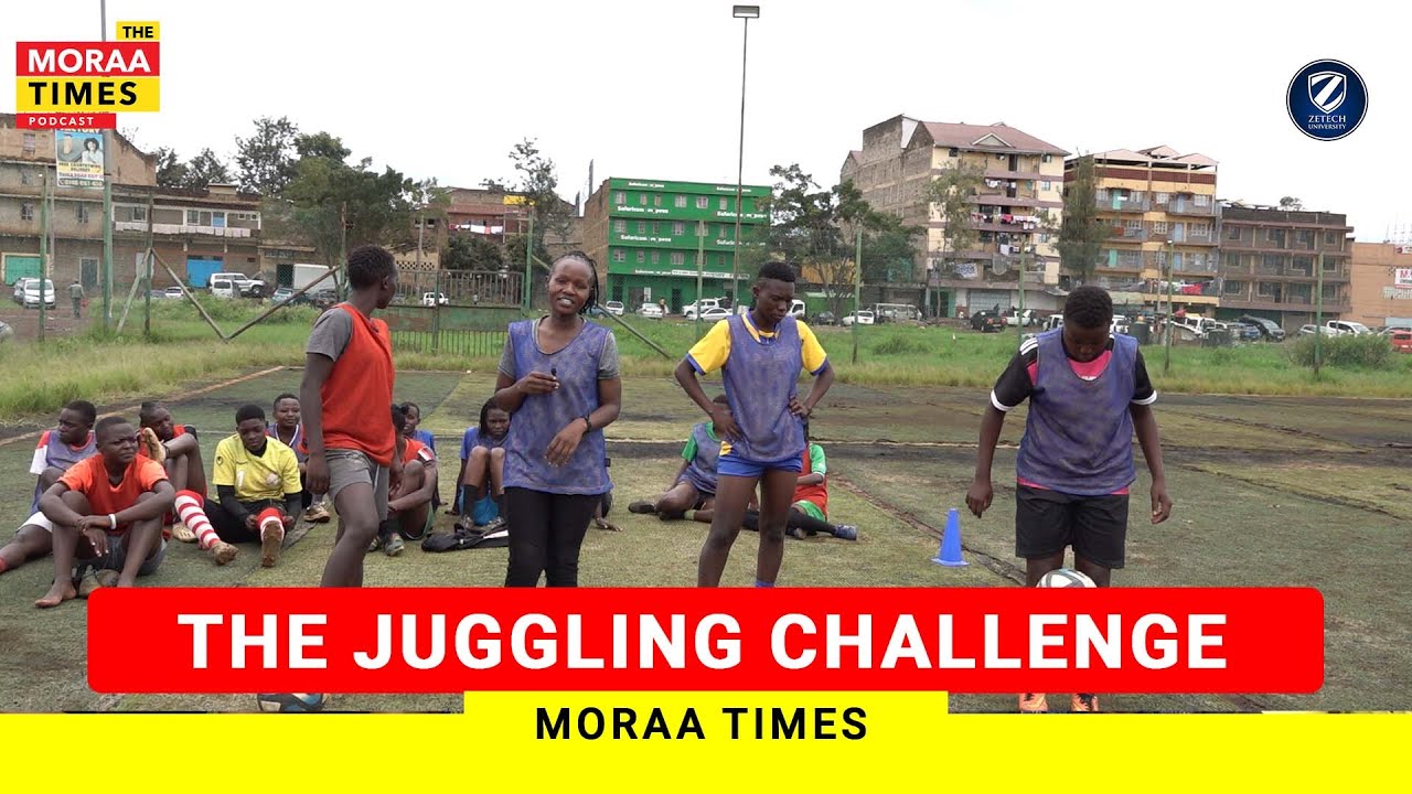 THE JUGGLING CHALLENGE | ZETECH SPARKS WITH MORAA TIMES