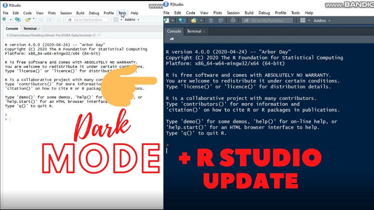 How to Change Theme in R Studio | Dark Theme [ Customized Window] + Install Packages in R Studio