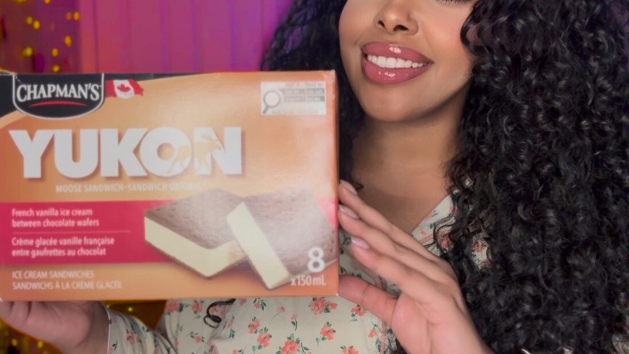 ASMR Eating Ice Cream Sandwich Whisper Ramble 💕🍦✨