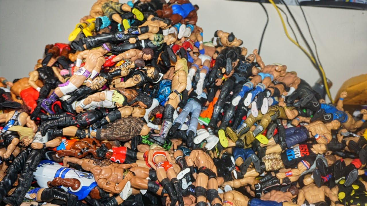 WWE ELITE COLLECTION 2019!  HUGE COLLECTION OF WWE FIGURES! CUSTOMS, RARE ELITES, BASICS, + MORE!