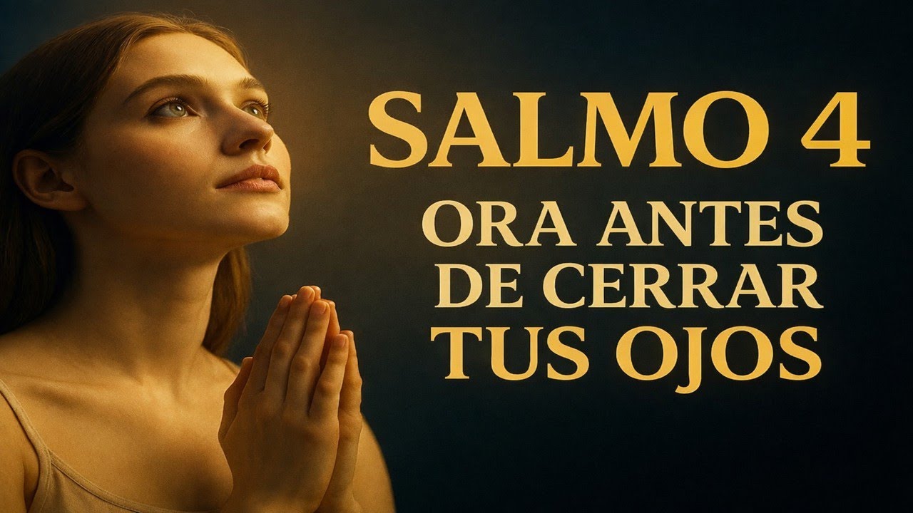 ORACIÓN DE LA NOCHE – Salmo 4 | Descansa en Paz y Confía en Dios Antes de Dormir